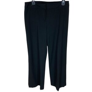Women's Max Mara Weekend Black Full Leg Modern Trouser Size 10 Fit Stretch